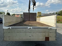 2014 man tgm 18.250 vrachtwagen met hiab kraan en open laadbak - afbeelding 25 van  43