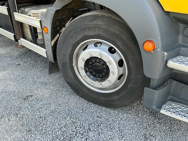 2014 man tgm 18.250 vrachtwagen met hiab kraan en open laadbak - afbeelding 32 van  43