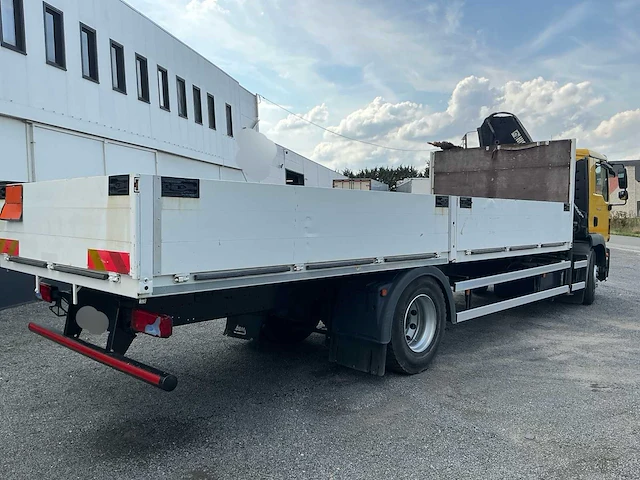 2014 man tgm 18.250 vrachtwagen met hiab kraan en open laadbak - afbeelding 39 van  43