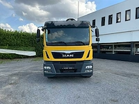2014 man tgm 18.250 vrachtwagen met hiab kraan en open laadbak - afbeelding 42 van  43