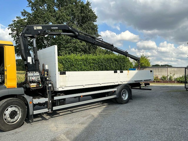 2014 man tgm 18.250 vrachtwagen met hiab kraan en open laadbak - afbeelding 17 van  43