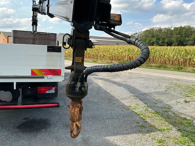 2014 man tgm 18.250 vrachtwagen met hiab kraan en open laadbak - afbeelding 19 van  43