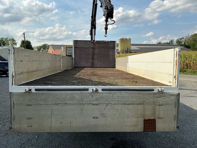 2014 man tgm 18.250 vrachtwagen met hiab kraan en open laadbak - afbeelding 25 van  43