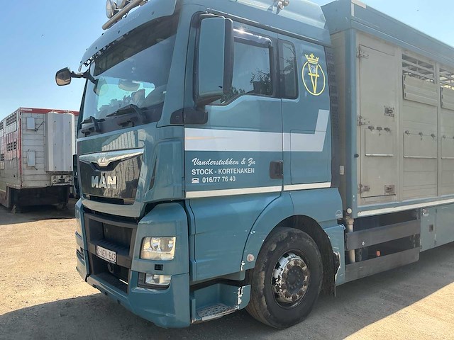 2014 man tgx dierentrasnport vrachtwagen - afbeelding 2 van  5