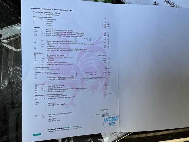 2014 mercedes 940pk12 truck - afbeelding 40 van  46