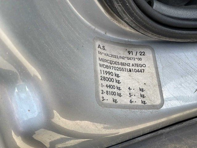 2014 mercedes 940pk12 truck - afbeelding 41 van  46