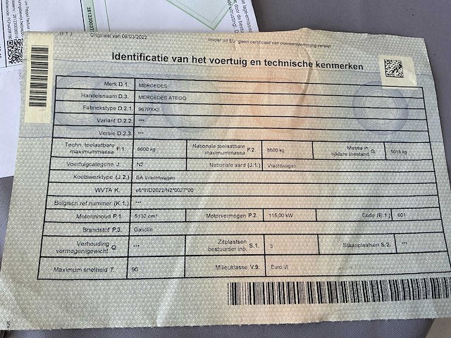 2014 mercedes atego vrachtwagen gesloten laadbak - afbeelding 27 van  34