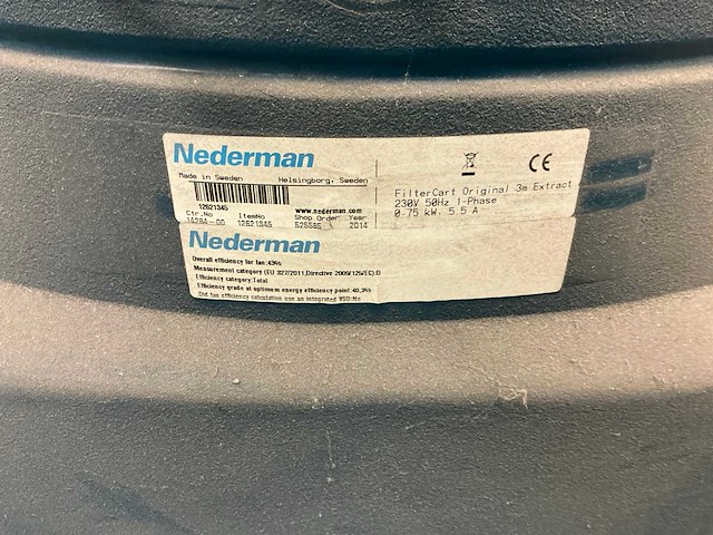 2014 nedermann verrijdbare afzuiging - afbeelding 5 van  5