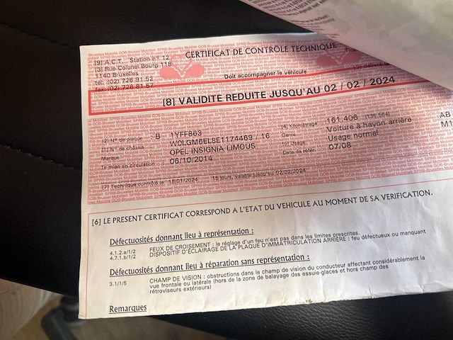 2014 opel insignia personenauto - afbeelding 31 van  42