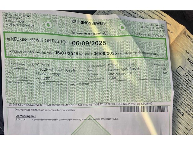 2014 peugeot 2008 personenauto - afbeelding 10 van  19