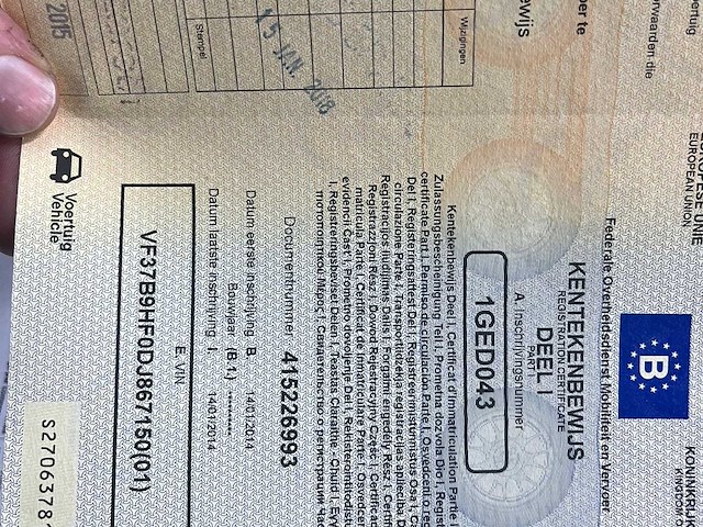 2014 peugeot partner personenauto - afbeelding 19 van  27