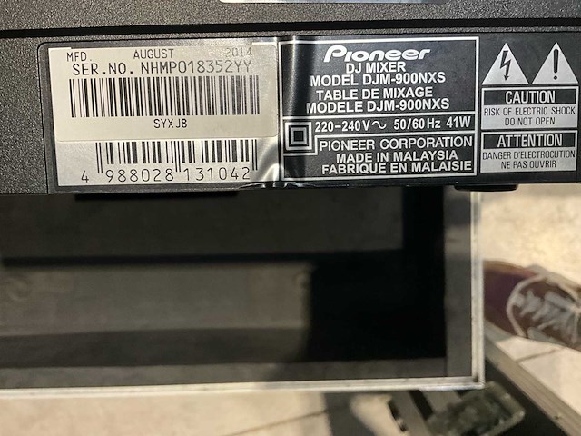 2014 pioneer djm 900 nexus analoge mixer - afbeelding 4 van  4