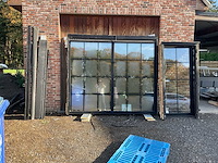 2014 profalux dubbel vitrineraam met zonwering x2 & deur - afbeelding 2 van  3