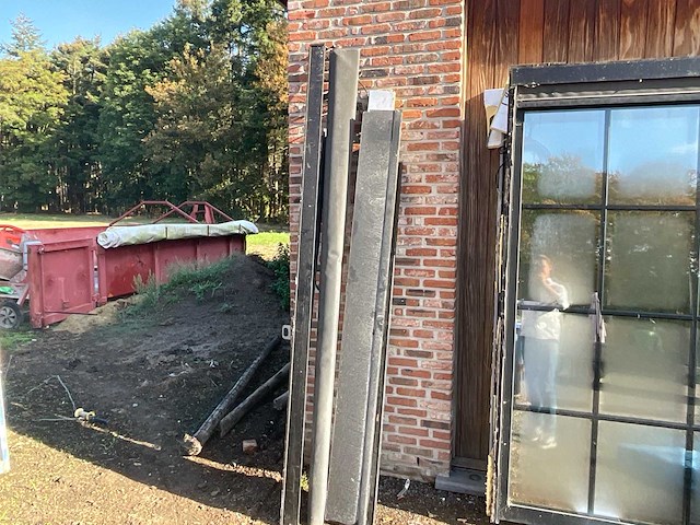 2014 profalux dubbel vitrineraam met zonwering x2 & deur - afbeelding 3 van  3