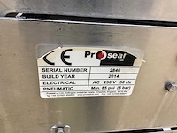 2014 proseal rvs flat belt conveyor system - afbeelding 27 van  33