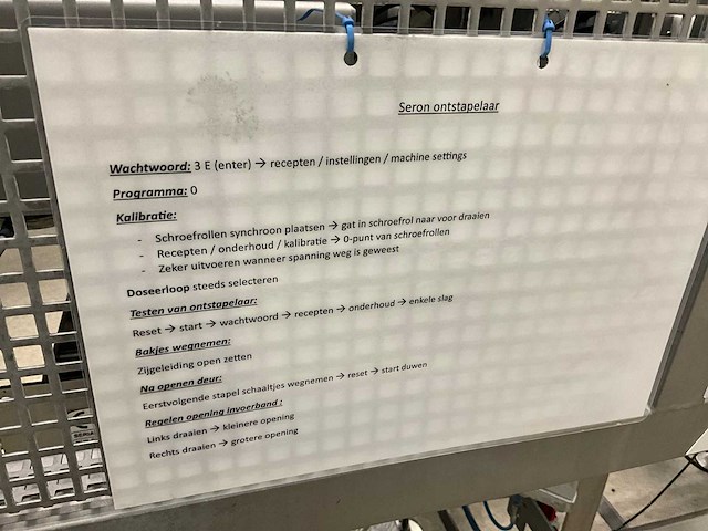 2014 proseal sc-054 rvs flat belt conveyor system - afbeelding 13 van  20