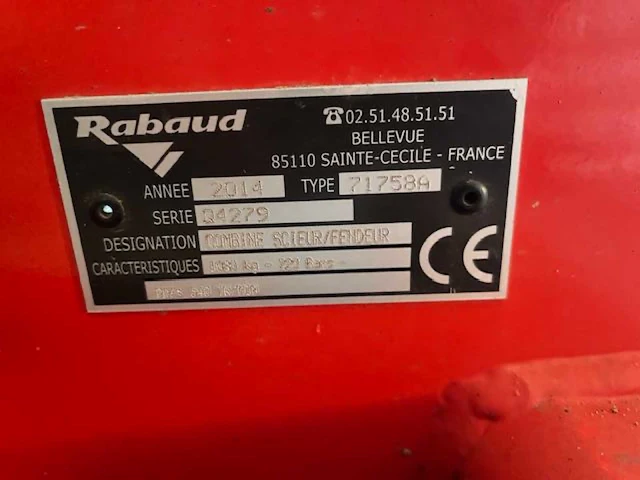 2014 rabaud xylog 320 combinatie sawyer/splitter rambaud xylog 320 - afbeelding 6 van  14