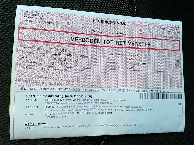 2014 renault clio personenauto - afbeelding 6 van  11