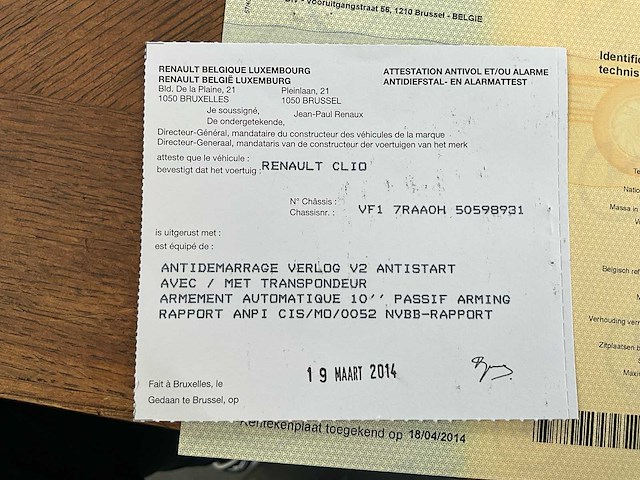2014 renault clio - afbeelding 15 van  18