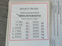 2014 renault d mda2c vrachtwagen - afbeelding 38 van  38