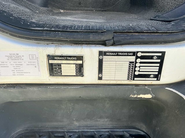 2014 renault d mda2c vrachtwagen - afbeelding 9 van  47