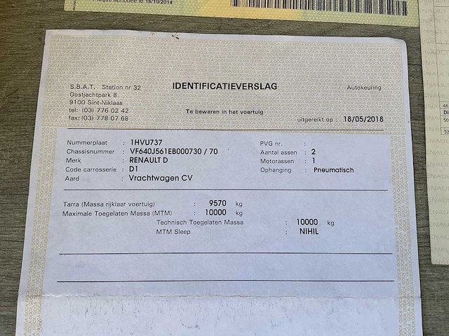 2014 renault d mda2c vrachtwagen - afbeelding 40 van  47