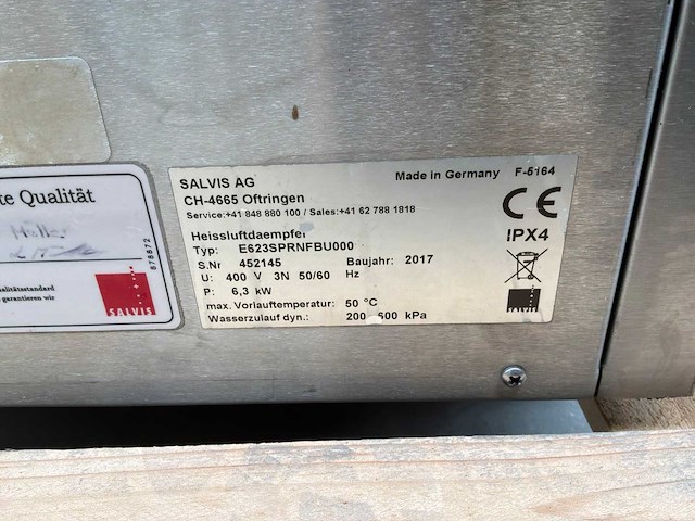 2014 salvis e623splrnfbu000 combisteamer - afbeelding 4 van  4