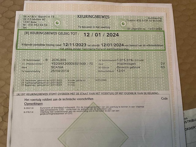 2014 scania n320 vrachtwagen - afbeelding 26 van  43