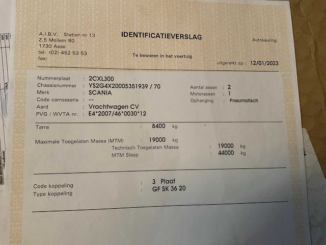 2014 scania n320 vrachtwagen - afbeelding 27 van  43