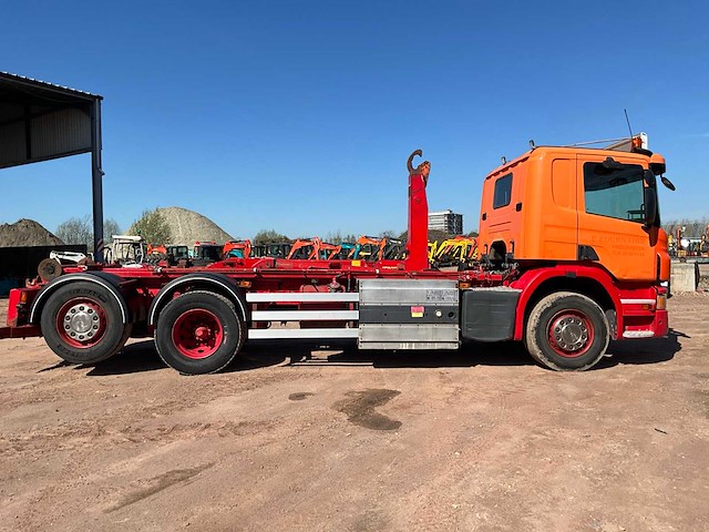 2014 scania p340 vrachtwagen met ajk containerhaaksysteem - afbeelding 24 van  24