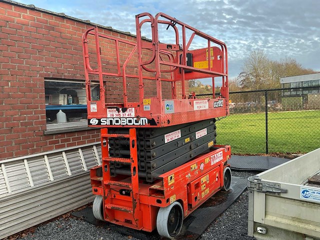 2014 sinoboom gtjz 1012 hoogwerker schaarlift - afbeelding 4 van  11