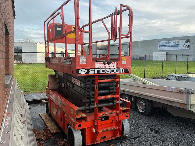 2014 sinoboom gtjz 1012 hoogwerker schaarlift - afbeelding 9 van  11