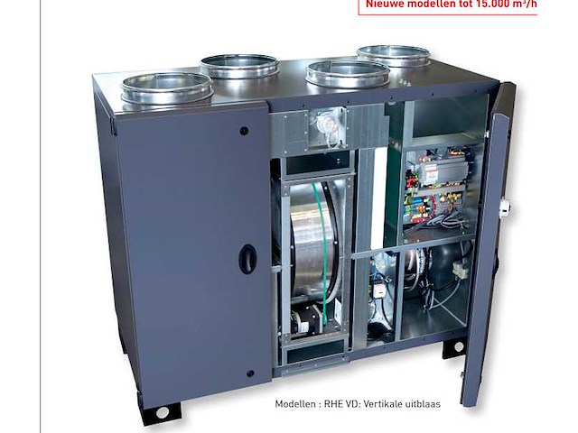 2014 s&p rhe 3500 hdl di 18kw luchtbehandelingsinstallatie - afbeelding 1 van  9