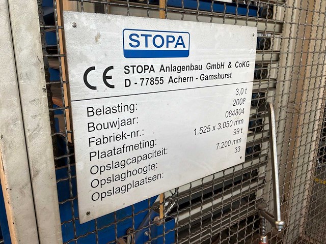 2014 stopa metalen platen magazijn - afbeelding 5 van  5