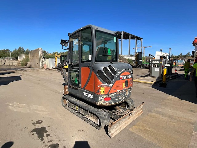 2014 terex tc25 mini graafmachine - afbeelding 14 van  20