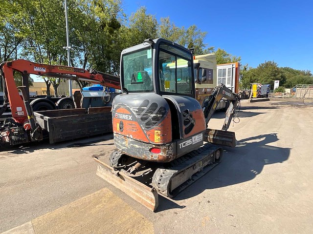2014 terex tc25 mini graafmachine - afbeelding 16 van  20