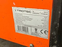 2014 trotec tds 75 elektroheater 15kw 400v - afbeelding 6 van  6