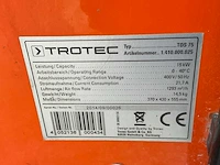 2014 trotec tds 75 elektroheater 15kw 400v - afbeelding 6 van  8