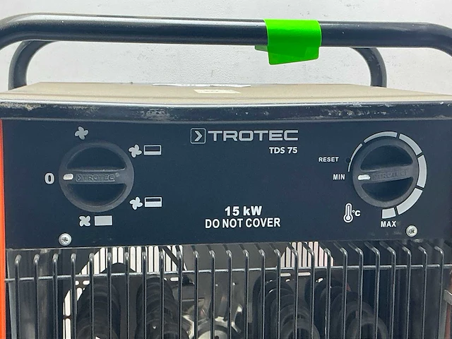 2014 trotec tds 75 elektroheater 15kw 400v - afbeelding 3 van  7