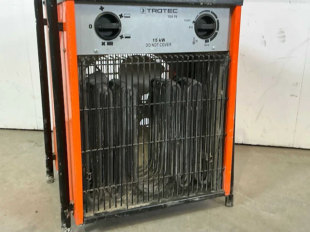 2014 trotec tds 75 elektroheater 15kw 400v - afbeelding 3 van  6