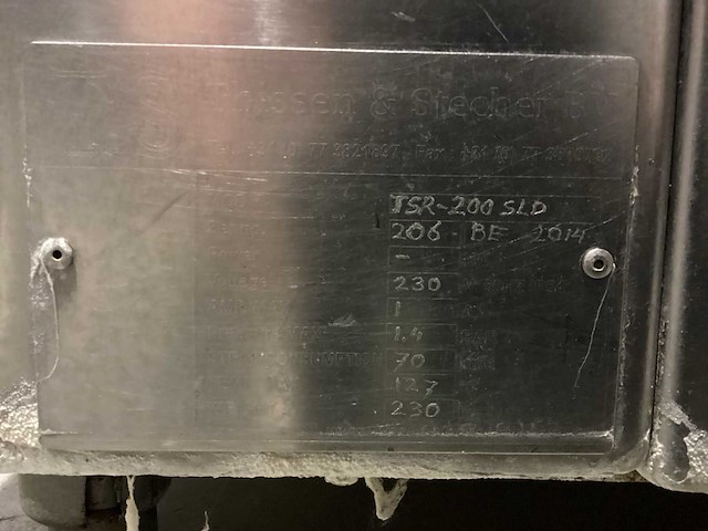 2014 t&s kookketel tsr-200sld stoomverwarmd kookketel - afbeelding 8 van  8