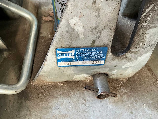 2014 vetter th31 hand hydraulische assteun - afbeelding 6 van  6