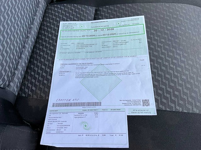 2014 volkswagen crafter lichte vrachtwagen - afbeelding 20 van  25