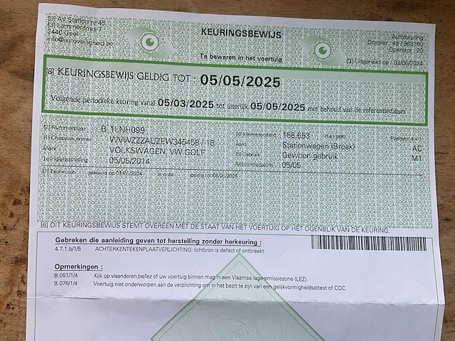 2014 volkswagen golf benzine - airco - afbeelding 55 van  62