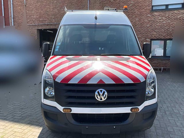 2014 volkswagen vw crafter 2.0 tdi 5t - dakrail - ingericht - euro 6 - afbeelding 3 van  45