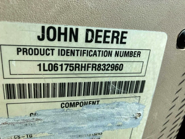 2015 - john deere - 6175r - 4-wheel drive tractor - afbeelding 12 van  12