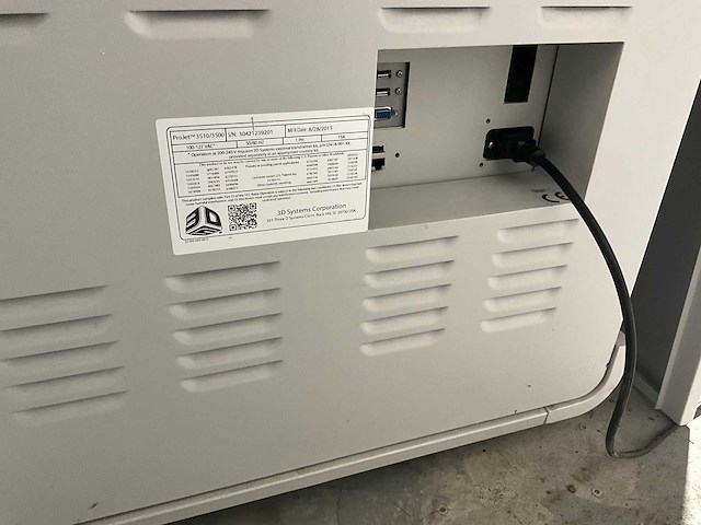 2015 3d systems projet 3500 hdmax 3d-printmachine - afbeelding 2 van  9