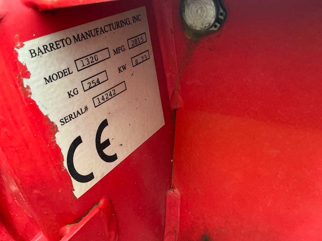 2015 barreto 1320 grondfrees - afbeelding 2 van  10