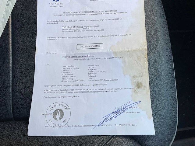 2015 blyss autotransporter aanhangwagen - afbeelding 5 van  13