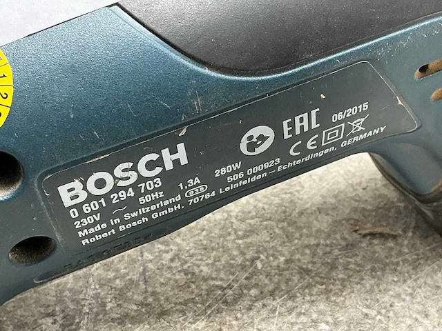 2015 bosch gda 280 e deltaschuurmachine - afbeelding 5 van  6